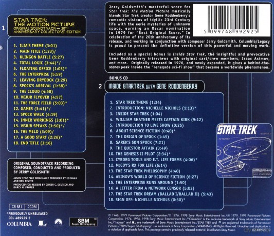 Star Trek - 20th Anniversary Edition soundtrack [2CD]