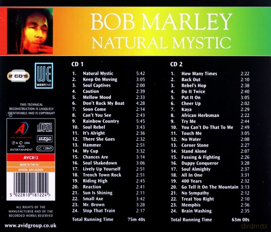 Bob Marley: The Essential Collection - Natural Mystic [2CD]