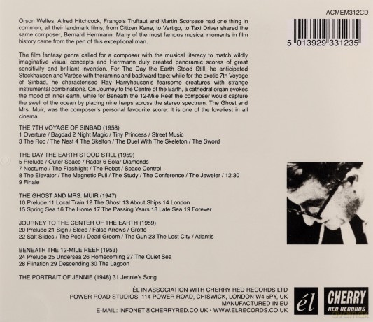 The Fantasy Film World Of Bernard Herrmann soundtrack (Bernard Herrmann) [CD]