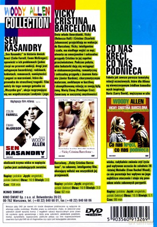 Kolekcja Woody Allena: Sen Kasandry / Co nas kręci, co nas podnieca / Vicky Cristina Barcelona BOX [3DVD]