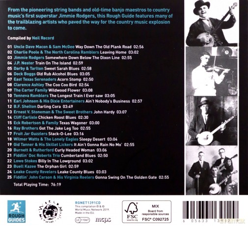 The Rough Guide To The Roots Of Country Music [CD]