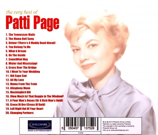 Patti Page: Very Best Of Patti Page [CD]