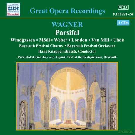 Windgassen Mödl Knappertsbusch: Wagner Parsifal [4CD]