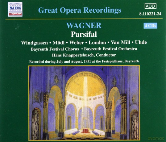 Windgassen Mödl Knappertsbusch: Wagner Parsifal [4CD]