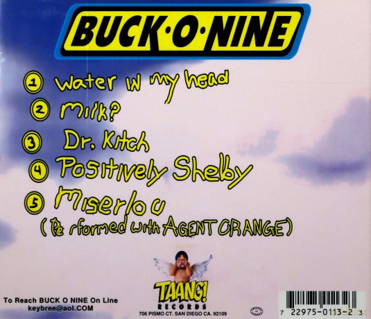 Buck-O-Nine: Water In My Head EP [CD]