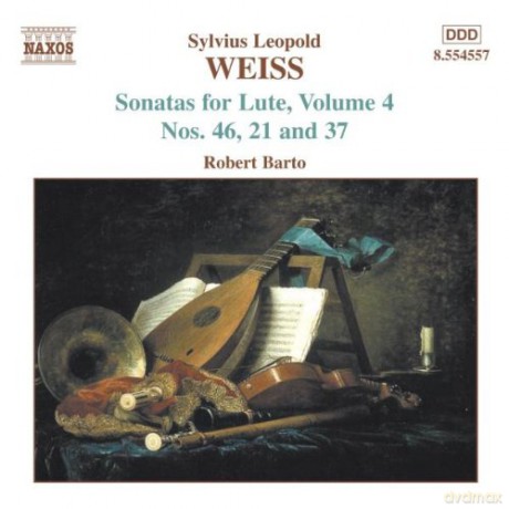 Robert Barto: Weisssonatas For Lute Vol 4 [CD]