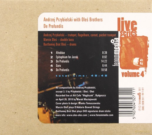Andrzej Przybylski Oleś Brothers: De Profundis (ecopack) [CD]