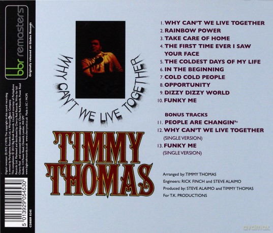 Timmy Thomas: Why Can't We Live Together [CD]