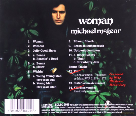 Michael Mc Gear: Woman [CD]