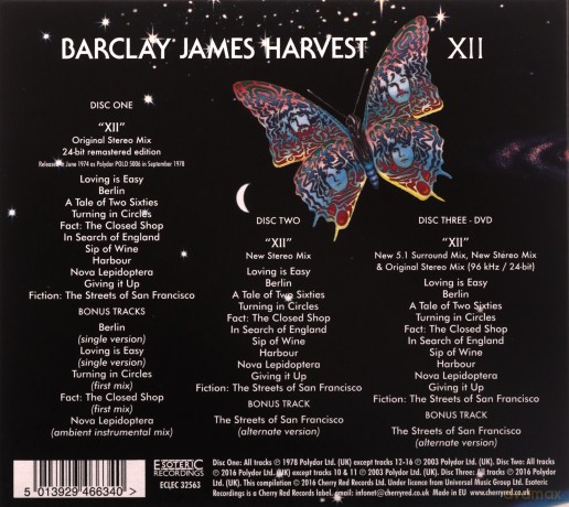 Barclay James Harvest: XII 3 Disc Deluxe Remastered Expanded Edition [3CD]