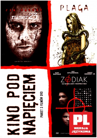 Kino pod napięciem: Numer 23 / Plaga / Zodiak [BOX] [3DVD]