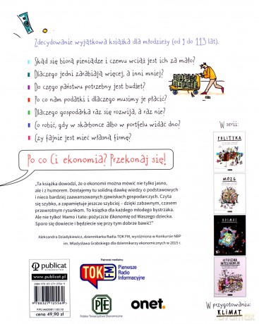 Ekonomia. To, o czym dorośli Ci nie mówią - Boguś Janiszewski, Max Skorwider [KSIĄŻKA]