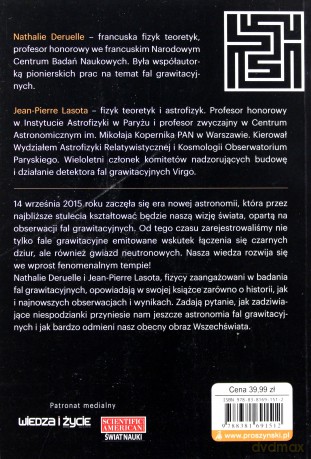 Fale grawitacyjne Nowa era astrofizyki - Nathalie Deruelle, Jean Pierre Lasota [KSIĄŻKA]