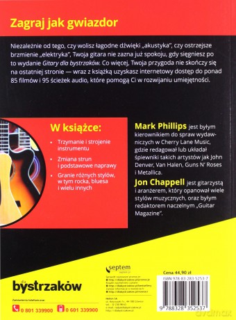 Gitara dla bystrzaków - Mark Phillips, Jon Chappell [KSIĄŻKA]