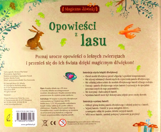 Magiczne dźwięki. Opowieści z lasu [KSIĄŻKA]