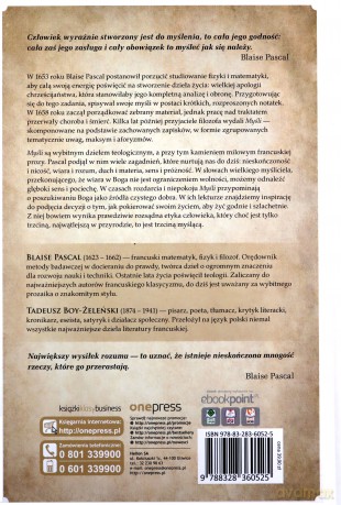 Myśli - Blaise Pascal [KSIĄŻKA]