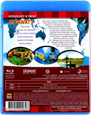 Discovery: Getaways. Wyruszamy w Świat [Blu-Ray]
