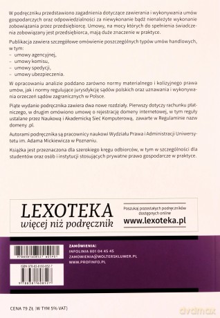 Umowy w obrocie gospodarczym [KSIĄŻKA]