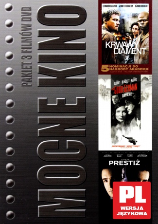 Mocne kino: Dobry Niemiec / Krwawy Diament / Prestiż [BOX] [3DVD]
