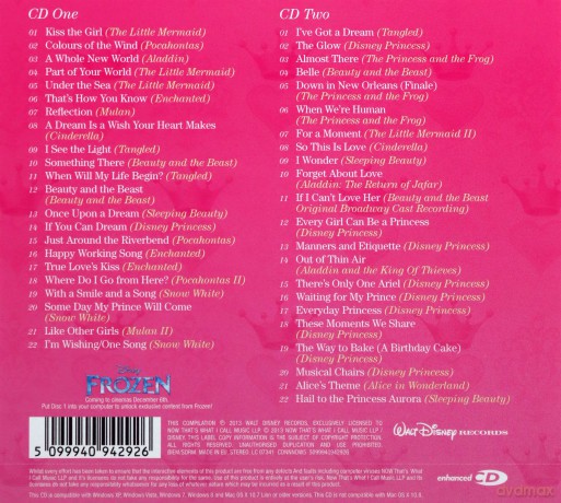 Now That's What I Call Disney Princess (Disney Księżniczki) [2CD]