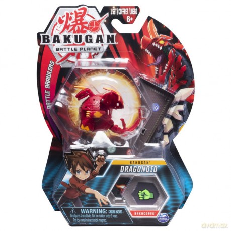 BAKUGAN Kula podstawowa, 1A Dragonoid czerwony [FIGURKA]