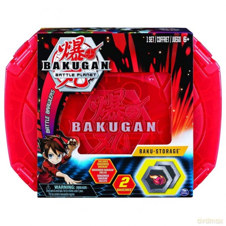 BAKUGAN Walizka Kolekcjonera, czerwona [FIGURKA]