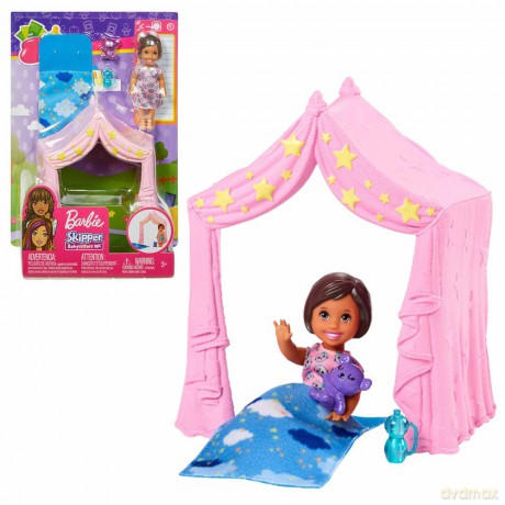 Lalka Barbie Klub Opiekunek Namiot