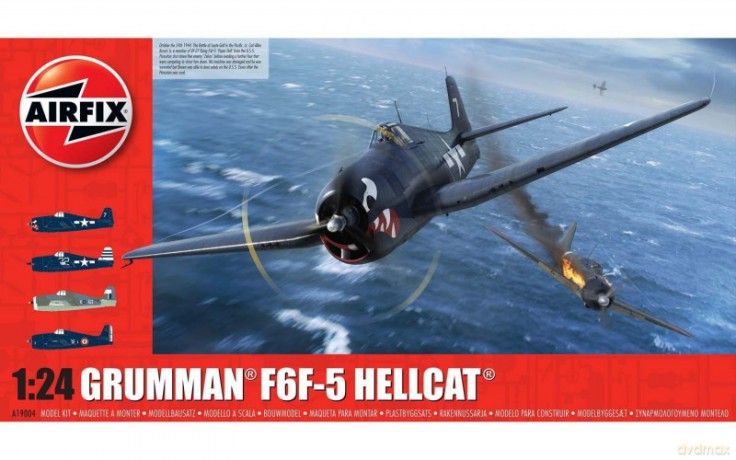 Model plastikowy Grumman F6F-5 Hellcat 1:24