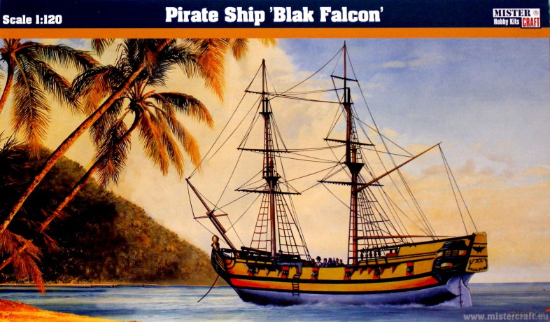 Model plastikowy Pirate Ship Black Falcon