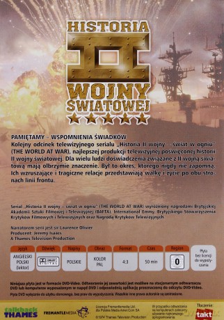 Historia II Wojny Światowej 30:Pamiętamy-wspomnienia świadków [DVD]