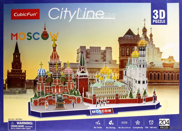 Puzzle 3D City Line Moskwa [PUZZLE]