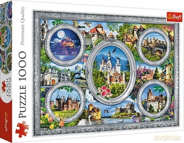 TREFL 1000 el. - Zamki świata [PUZZLE]