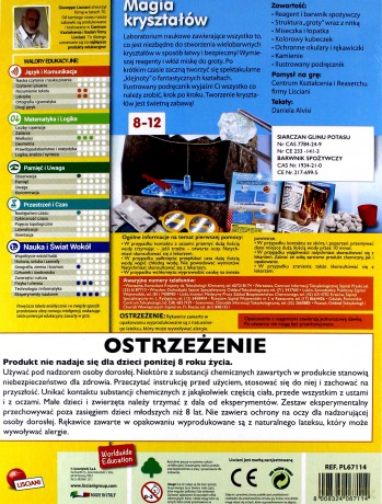 Zestaw naukowy Im a Genius Magia kryształów