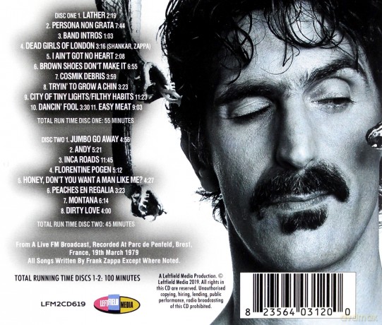 Frank Zappa: Brest 1979 [2CD]