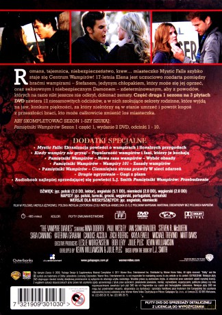 Pamiętniki wampirów sezon 1 cz. 2 [3DVD]