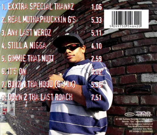 Eazy-E: ItS On (Dr Dre) 187Um Killa [CD]