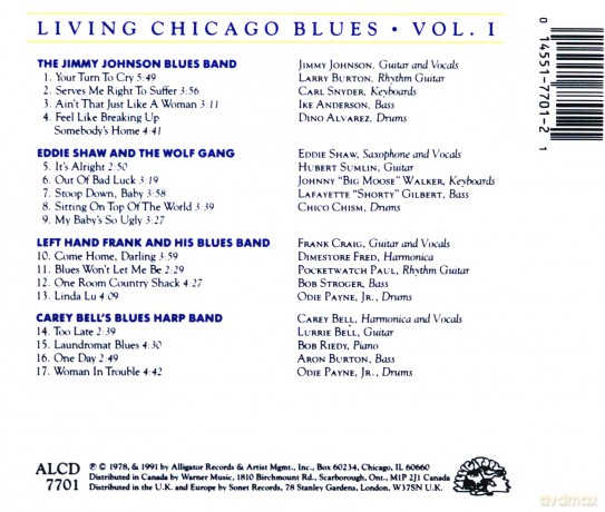 Living Chicago Blues Vol 1 [CD]