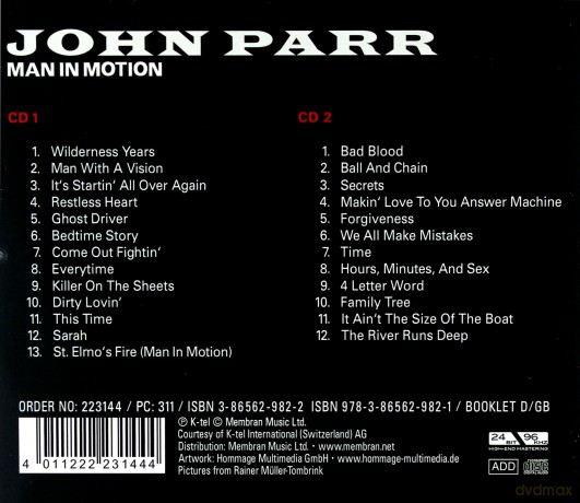 John Parr: Man In Motion [2CD]