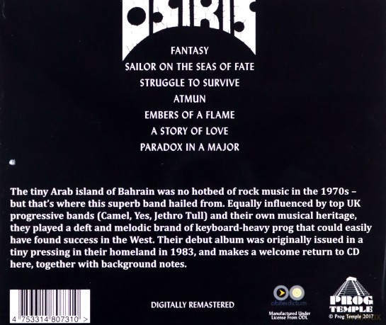 Osiris: Osiris [CD]