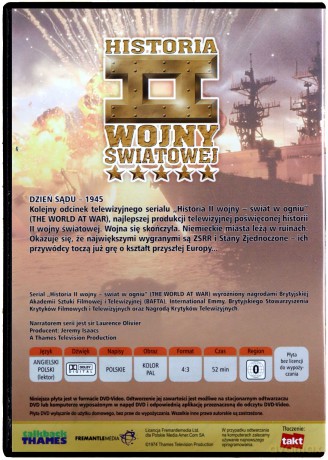 Historia II Wojny Światowej 29: Dzień Sądu 1945 [DVD]