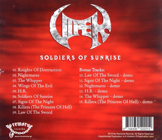 Viper: Soldiers Of Sunrise [CD]