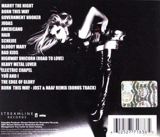Lady Gaga: Born This Way [CD]