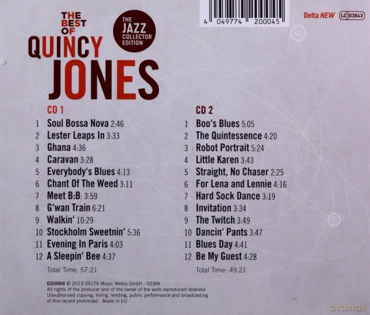 Quincy Jones: The Best Of [2CD]