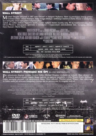 Wall Street / Wall Street: Pieniądz nie śpi [2DVD] 