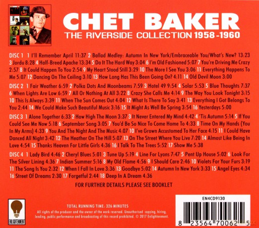 Chet Baker: The Riverside Collection [4CD]