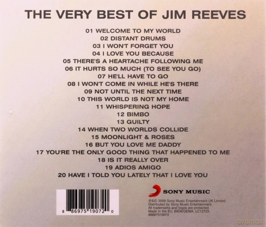 Jim Reeves: The Very Best Of [CD]