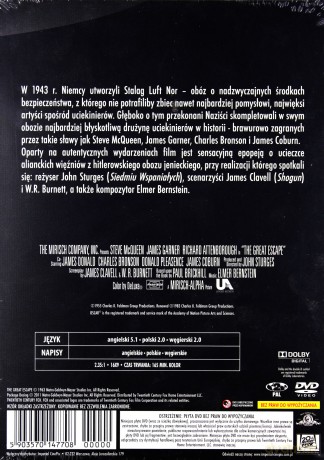 Wielka ucieczka (polski lektor) (Legendy Hollywood) [DVD]