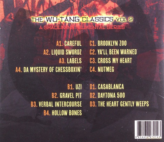 Wu-Tang Clan: The Wu-Tang Classics Vol.2-A Shaolin Instrumental Series [CD]
