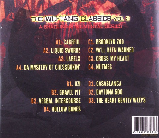 Wu-Tang Clan: The Wu-Tang Classics Vol.2-A Shaolin Instrumental Series [CD]