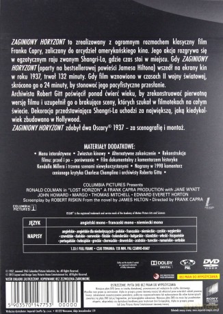 Zaginiony horyzont (Legendy Hollywood) [DVD]